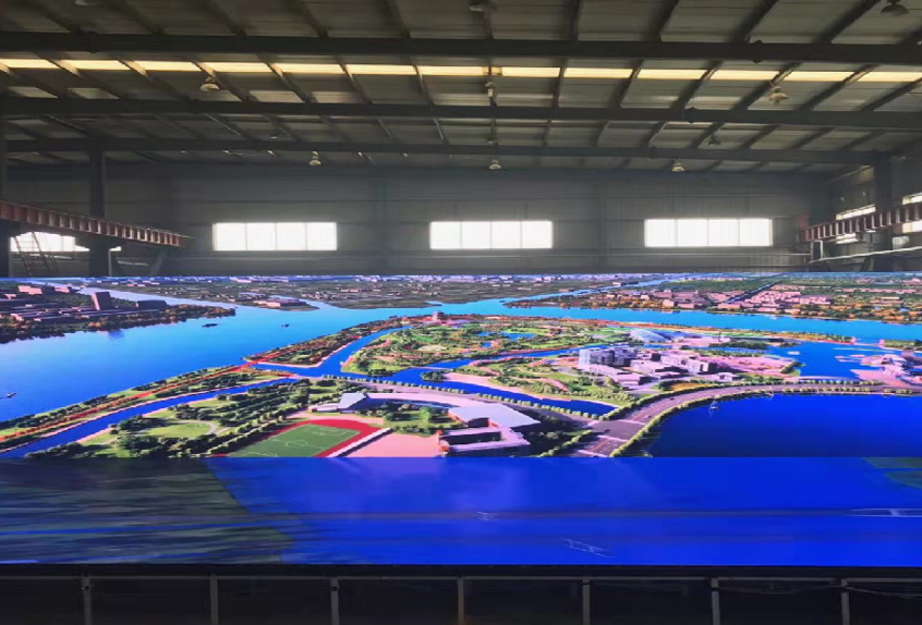 廣青展館項目沙盤LED大屏