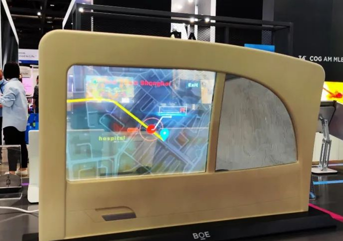 京東方49寸透明OLED屏