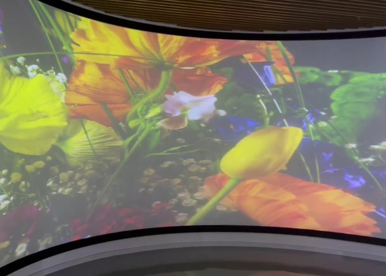 3臺(tái)曲面投影-黎峰產(chǎn)業(yè)園